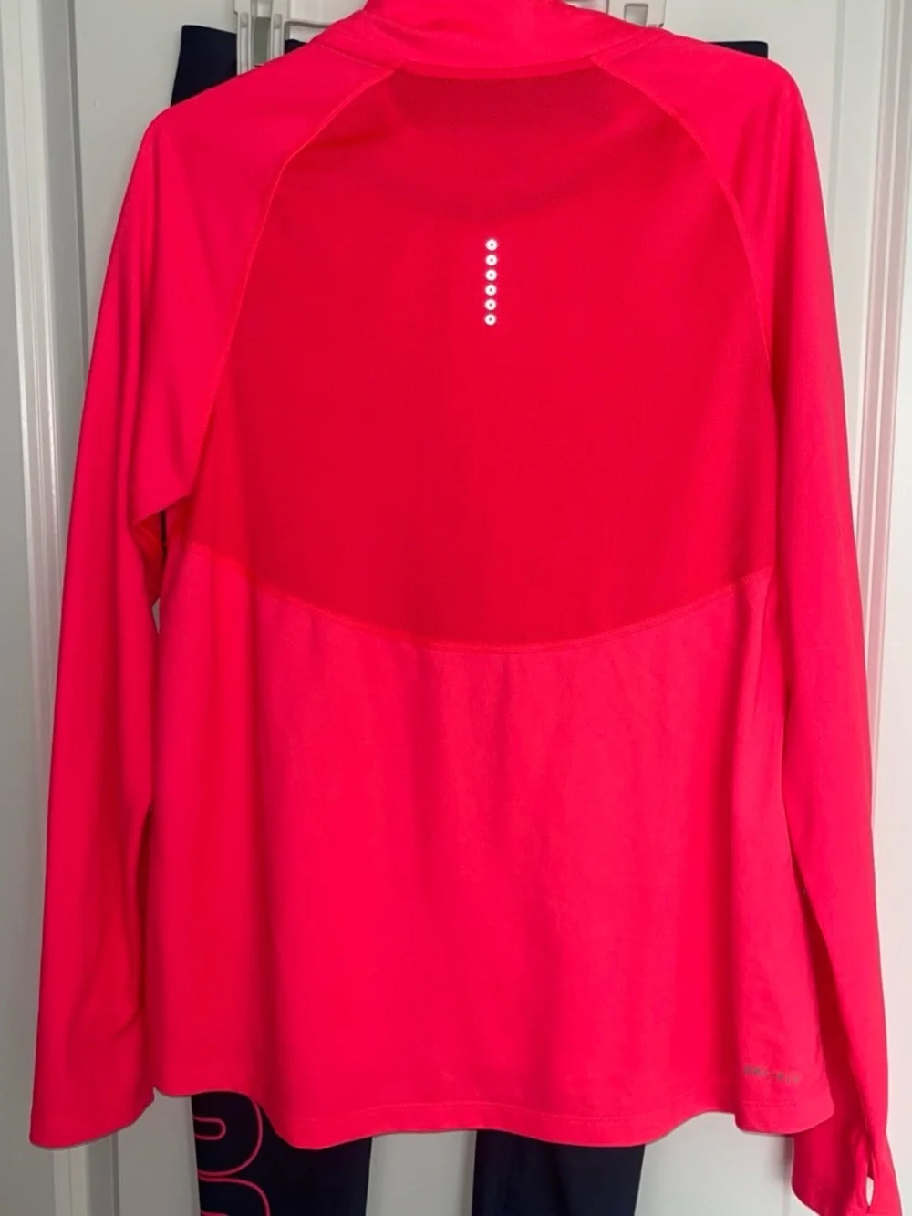 Nike Hot Pink Half-Zip Performance Top and Leggings